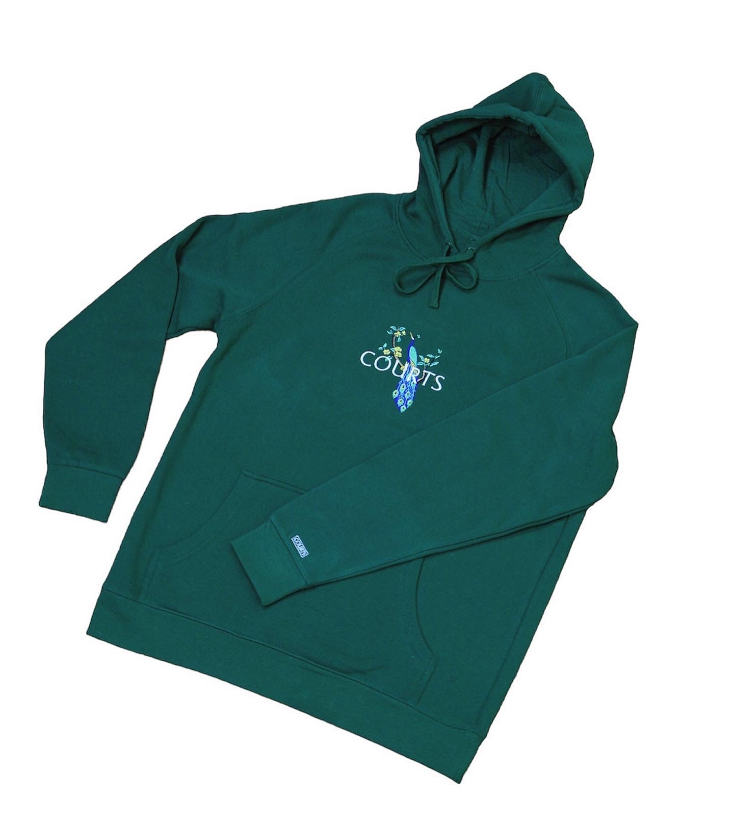 El Pavo Real Hoodie Pine Green
