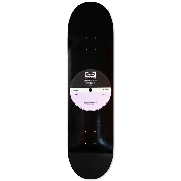SKATEBOARD CAFE 45 DECK BLACK LAVENDER 8.25