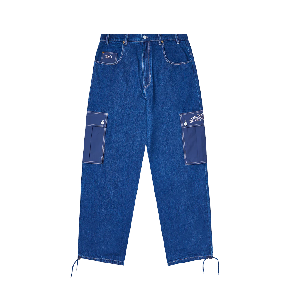 Pangea Street Fit Denim/Nylon Blue