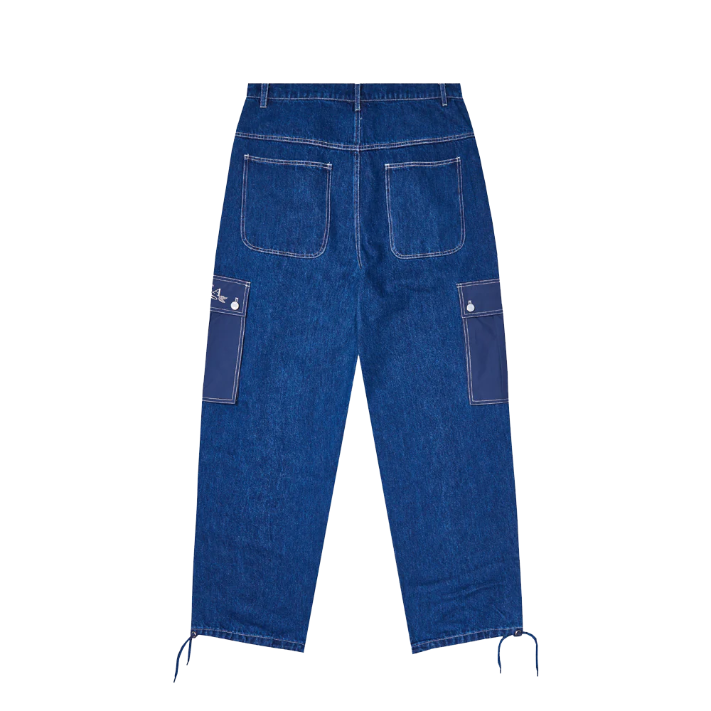 Pangea Street Fit Denim/Nylon Blue