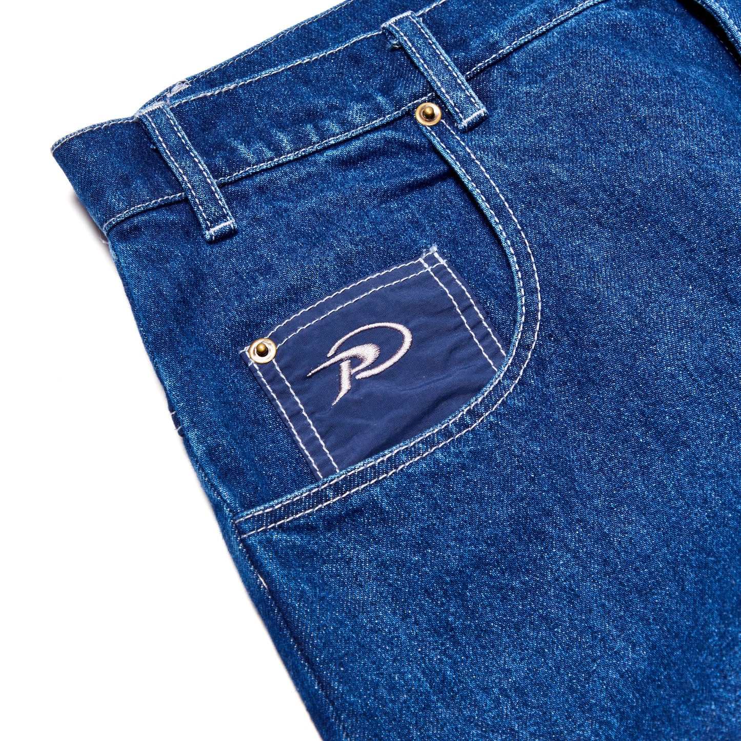 Pangea Street Fit Denim/Nylon Blue