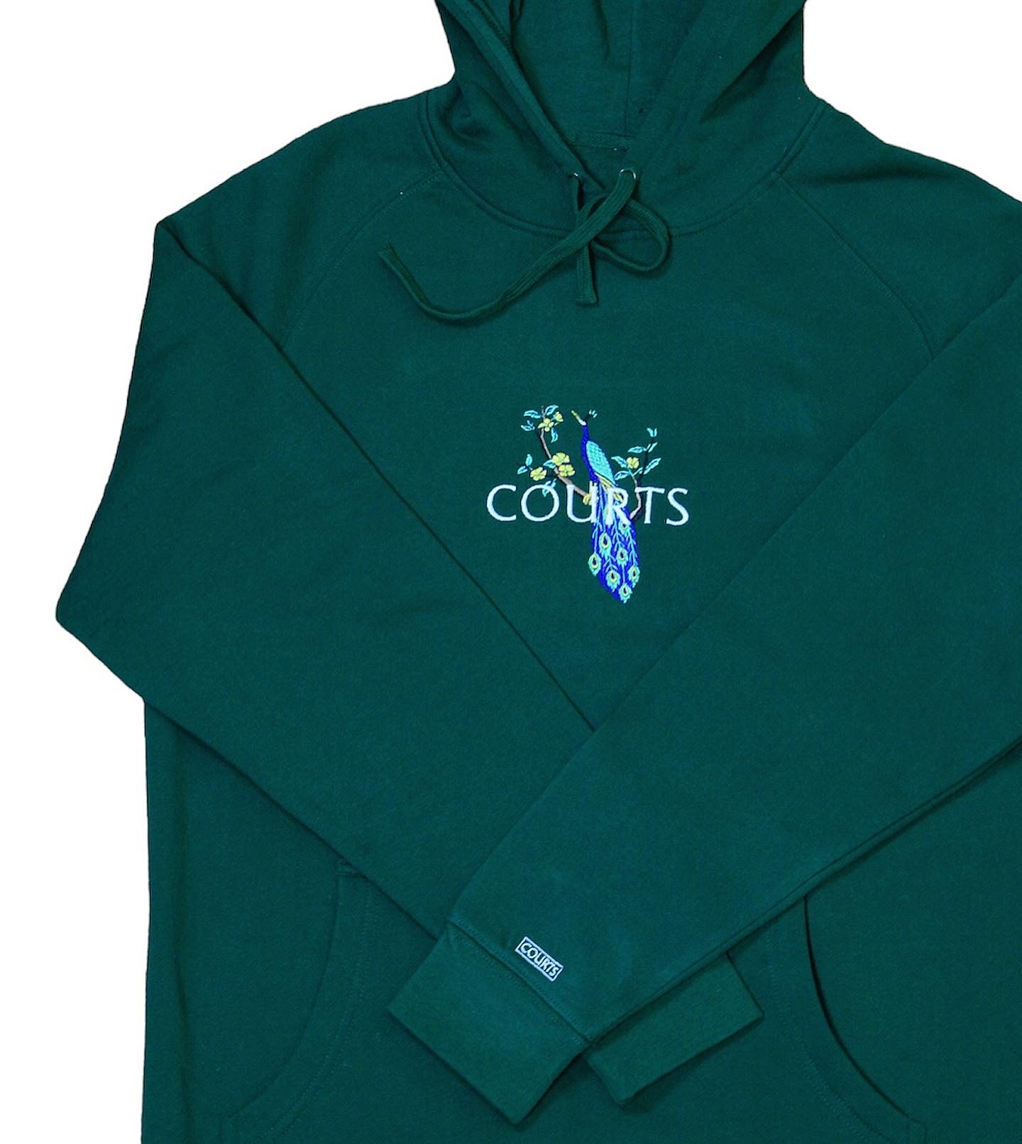 El Pavo Real Hoodie Pine Green